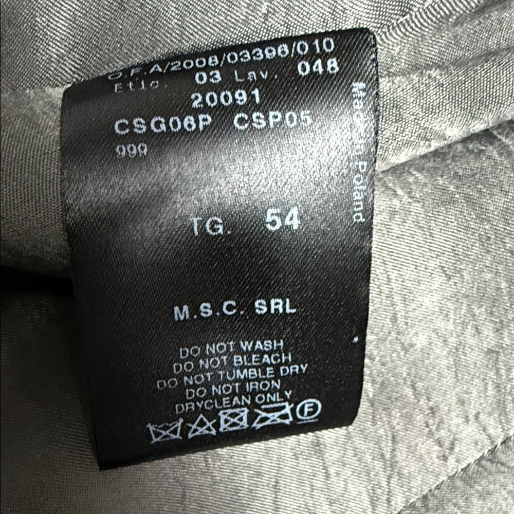 Giorgio Armani Men's Black Leather Jacket - Picture 8 of 10